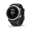 Garmin fenix6S Glass Silver/Black Band  Produkt z CZ distribuce s ovládáním v ČJ + tvrzené sklo na displej ZDARMA