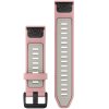 Řemínek Garmin QuickFit 20 Dust Rose/Fog Gray