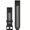Řemínek Garmin QuickFit 20 Black/Pebble Gray
