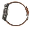 Garmin Fenix 8 Amoled Sapphire Titanium 51 mm  Brown Leather Band