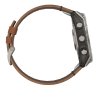Garmin Fenix 8 Amoled Sapphire Titanium 51 mm  Brown Leather Band