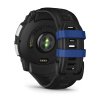 Garmin Instinct 3 Solar 50 mm  Whitestone s Black / Bolt Blue páskem