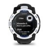 Garmin Instinct 3 Solar 50 mm  Whitestone s Black / Bolt Blue páskem