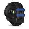 Garmin Instinct 3 Amoled 50 mm  Black s Black / Bolt Blue páskem