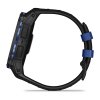 Garmin Instinct 3 Amoled 50 mm  Black s Black / Bolt Blue páskem