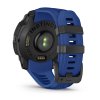 Garmin Instinct 3 Amoled 45 mm  Black s Bolt Blue / Black páskem