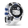Garmin Instinct 3 Solar 45 mm  Whitestone s Whitestone / Bolt Blue páskem
