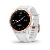 Garmin fenix6S PRO Glass, RoseGold/White Band (MAP/Music)  Produkt z CZ distribuce s ovládáním v ČJ + tvrzené sklo na displej ZDARMA
