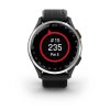 Garmin Approach S44  Hliníková luneta Silver, silikonový řemínek Black