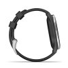 Garmin Approach S44  Hliníková luneta Silver, silikonový řemínek Black