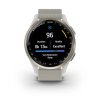 Garmin Approach S50  Hliníková luneta Cream Gold, nylonový řemínek Ivory ComfortFit