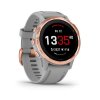 Garmin fenix6S PRO Sapphire Rose Gold / Gray Band (MAP/Music) TOPO Czech  Produkt z CZ distribuce s ovládáním v ČJ + tvrzené sklo na displej ZDARMA