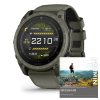 garmin tactix 8 51 mm amoled cerakote olive drab topo