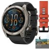 garmin fenix 8 amoled sapphire 51 mm graphite flame red set