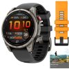 garmin fenix 8 pro amoled sapphire titanium 47 mm graphite black spark orange set