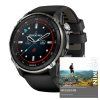 garmin descent mk3i 51 mm silver a black pvd titanium topo