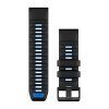 reminek garmin quickfit 26 black pilot blue silicone
