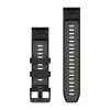 reminek garmin quickfit 22 black pebble gray silicone 1
