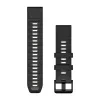 reminek garmin quickfit 22 black pebble gray silicone