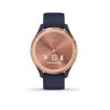 Garmin vivomove3S Sport, RoseGold/Blue Band  Produkt z CZ distribuce s ovládáním v ČJ + tvrzené sklo na displej ZDARMA