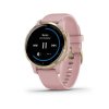 Garmin vívoactive4S LightGold/Pink Band  Produkt z CZ distribuce s ovládáním v ČJ + BROTECT Flex - ochranné sklo na displej ZDARMA