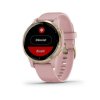 Garmin vívoactive4S LightGold/Pink Band  Produkt z CZ distribuce s ovládáním v ČJ + BROTECT Flex - ochranné sklo na displej ZDARMA