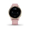 Garmin vívoactive4S LightGold/Pink Band  Produkt z CZ distribuce s ovládáním v ČJ + BROTECT Flex - ochranné sklo na displej ZDARMA