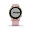 Garmin vívoactive4S LightGold/Pink Band  Produkt z CZ distribuce s ovládáním v ČJ + BROTECT Flex - ochranné sklo na displej ZDARMA