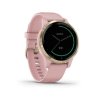 Garmin vívoactive4S LightGold/Pink Band  Produkt z CZ distribuce s ovládáním v ČJ + BROTECT Flex - ochranné sklo na displej ZDARMA