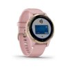 Garmin vívoactive4S LightGold/Pink Band  Produkt z CZ distribuce s ovládáním v ČJ + BROTECT Flex - ochranné sklo na displej ZDARMA
