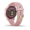 Garmin vívoactive4S LightGold/Pink Band  Produkt z CZ distribuce s ovládáním v ČJ + BROTECT Flex - ochranné sklo na displej ZDARMA