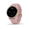 Garmin vívoactive4S LightGold/Pink Band  Produkt z CZ distribuce s ovládáním v ČJ + BROTECT Flex - ochranné sklo na displej ZDARMA