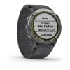 Garmin Enduro, Steel/Gray UltraFit Nylon Strap