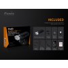 Cyklosvítilna Fenix BC30 V2.0 + nabíjecí USB sada 3500 mAh