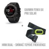 SET Garmin fenix6X PRO Solar + HRM PRO - Snímač tepové frekvence a dynamiky běhu