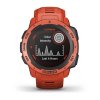 Garmin Instinct Solar Red Optic HRM Bundle