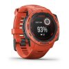 Garmin Instinct Solar Red Optic HRM Bundle