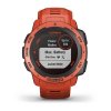 Garmin Instinct Solar Red Optic HRM Bundle