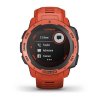 Garmin Instinct Solar Red Optic HRM Bundle