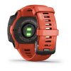 Garmin Instinct Solar Red Optic HRM Bundle