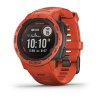 Garmin Instinct Solar Red Optic HRM Bundle