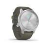 Garmin vivomove3 Style, Silver/Green Band