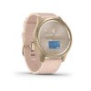 Garmin vivomove3 Style, LightGold/PinkNylon Band