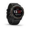 Garmin fenix6X PRO Solar, TitaniumGrayDLC/Black Band (MAP/Music)  + CZ Menu, CZ distribuce, možnost nalepení ochranného skla na displej + dárek ZDARMA
