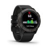 Garmin fenix6X PRO Solar, TitaniumGrayDLC/Black Band (MAP/Music)  + CZ Menu, CZ distribuce, možnost nalepení ochranného skla na displej + dárek ZDARMA