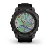 Garmin Fenix 7X Sapphire Solar Titan  Carbon Gray / Black Band