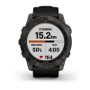Garmin Fenix 7X Sapphire Solar Titan  Carbon Gray / Black Band