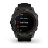 Garmin Fenix 7X Sapphire Solar Titan  Carbon Gray / Black Band