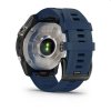 Garmin Quatix 7 Sapphire  Navy Silicon Band