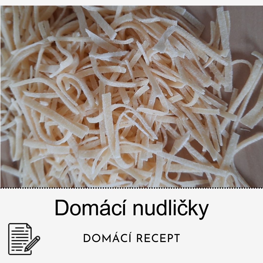 Domácí nudličky do polívky